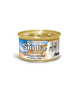 BOITE SIMBA CAT WITH CHICKEN/TURKEY 85 GR