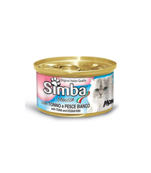 BOITE SIMBA CAT WITH TUNA/BLANCFISH 85 GR