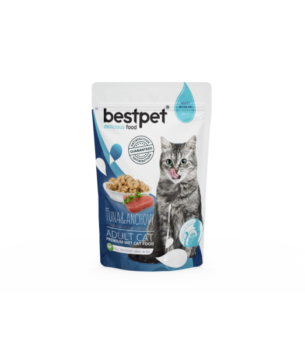 BESTPET POCHON TUNA & ANCHOVY 85GR