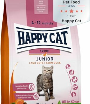 HAPPY CAT Junior Farm Duck 4 Kg