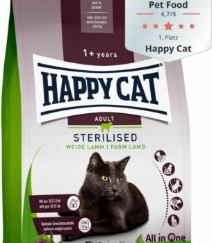 HAPPY CAT Stérilisé farm lamb 1,3kg