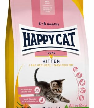 HAPPY CAT Kitten Farm Poultry 4 Kg