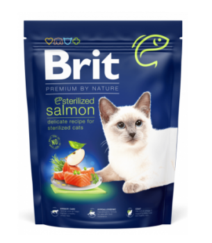 Brit Premium By Nature au Saumon pour chat Stérilisé 1,5 kg