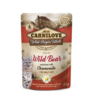 POCHON CARNILOVE CHAT WILD BOAR 85GR