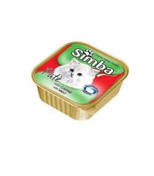 BARQUETTE CHAT SIMBA BOEUF 100GR