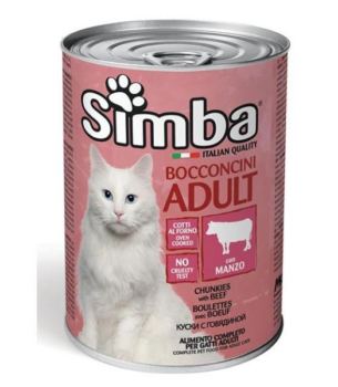 BOITE SIMBA CAT WITH BEEF 415 GR