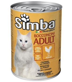 BOITE SIMBA CAT WITH CHICKEN 415GR