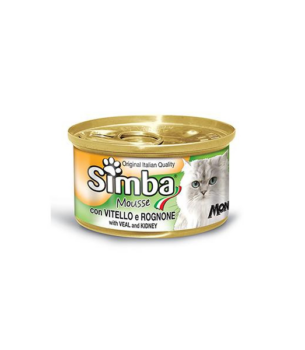 BOITE SIMBA CAT WITH VEAL/KIDNEY 85 GR