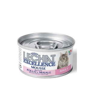 BOITE LECHAT EXC.MOUSSE ADU POUL/PR 85G