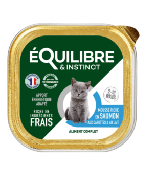 E&I MOUSSE CHATON SAUMON-CAROTTES-LAIT 85GR