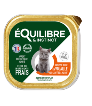 E&I MOUSSE CHATON VOLAILLE-CAROTTES-LAIT 85GR