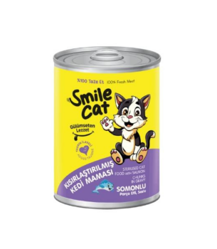 SMILE STERILISED CAT WITH SALMON IN GRAVY 400G
