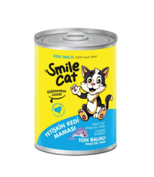 SMILE ADULT CAT WITH TUNA IN GRAVY 400G