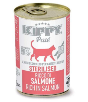 BOITE KIPPY CAT STERILISE SAUMON 400 GR