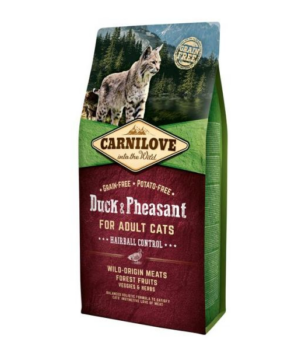 CARNILOVE CHAT HAIR BALL 6 KG