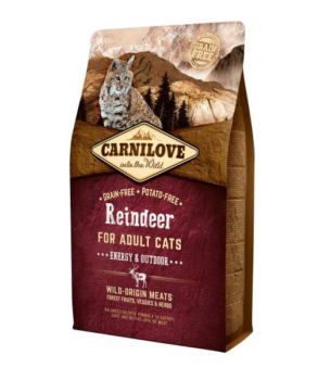 CARNILOVE CHAT ENRG&OUTD REINE 2KG