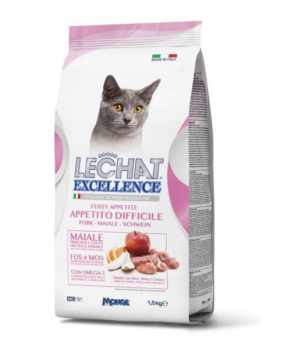 LECHAT EXC. CHAT EXIGENT PORK 1,5Kg