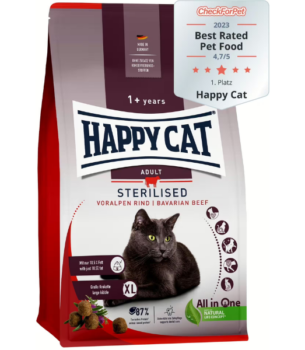 HAPPY CAT Stérilisé Adult Farm Lamb - Agneau de pâturage