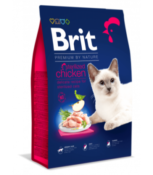 Brit Premium au Poulet pour Chat Stérilizé 1.5 Kg