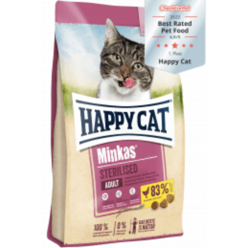 HAPPY CAT Minkas Stérilised 10 Kg